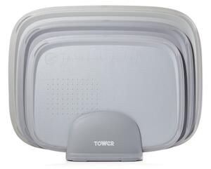 Tower Nesting 3 Piece Chopping Board Set Grey