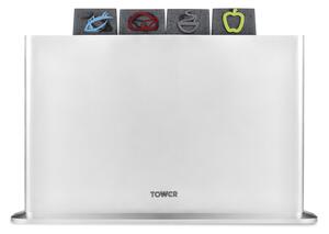Tower 4 piece Chopping Board Grey