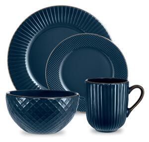 Tower Empire 16 Piece Dinnerware Set Midnight Blue