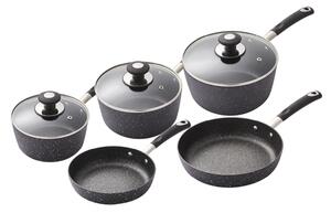 Tower Precision 5 Piece Non-Stick Pan Set Black