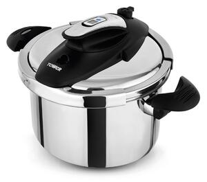 Tower One-Touch Ultima 6 Litre Pressure Cooker Stainless Steel