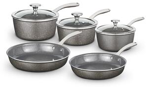 Tower Cerastone Pro 5 Piece Cookware Set Graphite