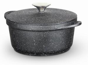 Tower Precision 20cm Casserole Dish with Aluminium Lid Black