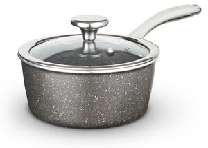 Tower Cerastone Pro 20cm Saucepan with Glass Lid Graphite