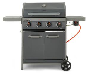 Tower Stealth Plus Four Burner BBQ with Side Burner Black