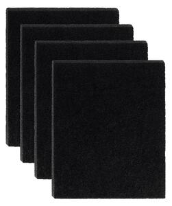 Tower 4 Carbon Filter Replacements Black