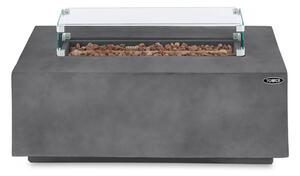 Tower Magna Rectangular Gas Fire Pit Grey