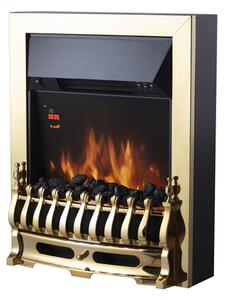 Whitby 2KW Electric Fire Inset Brass