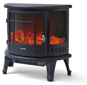 1.8KW Bath Log Effect Stove Fire Black