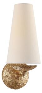 Fontaine Single Wall Light Gilded Plaster, Light, Single - Andrew Martin