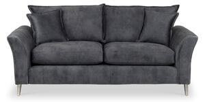 Madrid 3 Seater Sofa | Grey Blue Fabric Couch | Roseland