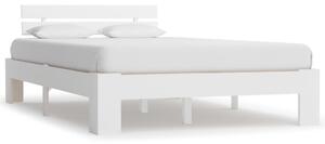 Absecon Wooden Small Double Bed In White
