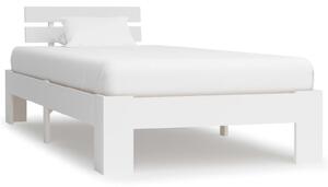 Absecon Wooden Single Bed In White