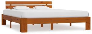 Absecon Wooden Super King Size Bed In Honey Brown