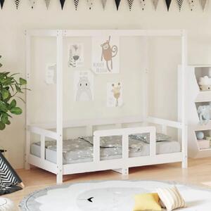 Burwell 70x140cm Wooden Children Bed In White