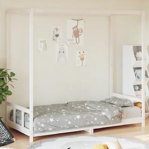 Burwell 90x190cm Wooden Children Bed In White