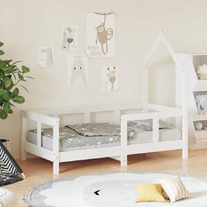 Moraira 70x140cm Wooden Children Bed In White