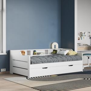 Enzo Day Bed With Trundle White