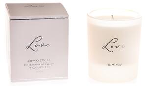 Amore White Blossom Love Candle White