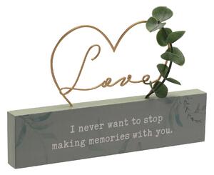 Love Story Memories Ornament Green