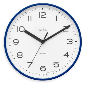 Acctim Runwell Small Wall Clock Blue