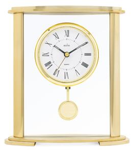 Acctim Welwyn Pendulum Mantel Clock Gold