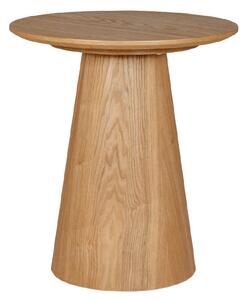 Hamel Wooden Round Lamp Table In Brown