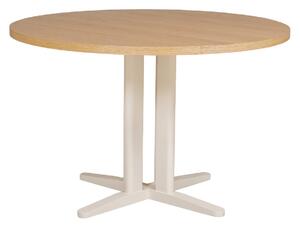 Folsom Wooden Round Dining Table In Natural