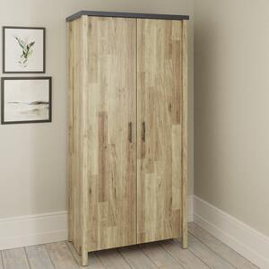 Calgary Wooden Wardrobe With 2 Doors In Oak