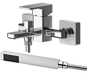 Windon Wall Mounted Bath Shower Mixer Tap with Kit Chrome
