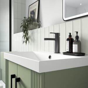 Arvan Mono Basin Mixer Tap with Push Button Waste