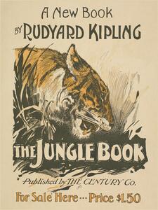 Fine Art Print The Jungle Book Advert (Vintage Graphic Ad Poster)