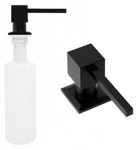 Sink liquid dispenser Rea black square 322103