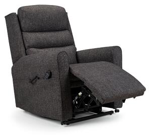 Balmoral Premier Single Motor Deluxe Rise and Recline Chair Chenille Coal