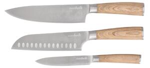 Nordwik Nordwik knife set 3 piece Pakka wood