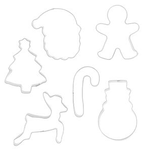 Nordwik Nordwik gingerbread cutter christmas 6 pieces Stainless steel