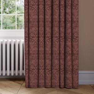 William Morris At Home Strawberry Thief Tonal Made To Measure Curtains Burgundy