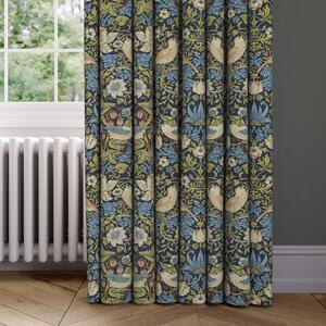 William Morris At Home Strawberry Thief Made to Measure Curtains Blue/Green