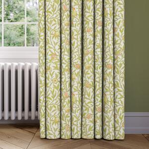 Bird & Pomegranate Made to Measure Curtains Light Green/White
