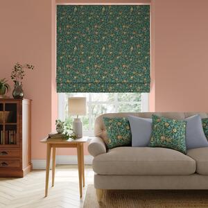 William Morris At Home Bird & Pomegranate Made To Measure Roman Blind Blue/Green