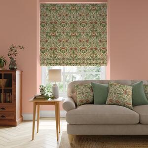 William Morris At Home Lodden Made To Measure Roman Blind Green/Pink