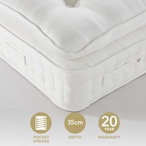 Dorma Sumptuous Pillow Top Mattress White