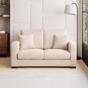 Carson Deep Sit Soft Texture 2 Seater Sofa Brown