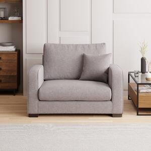 Carson Deep Sit Soft Texture Snuggle Seat Grey