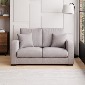 Carson Deep Sit Soft Texture 2 Seater Sofa Grey