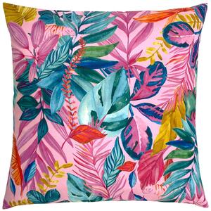 Furn. Psychadelic Jungle Outdoor Cushion Pink/Green/Yellow
