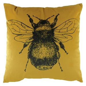 Gold Bee Cushion Gold/Black