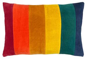 Furn. Rainbow Cushion Red/Yellow/Blue