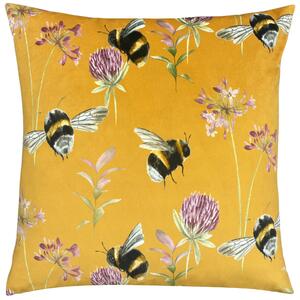 Country Bee Gard Cushion Yellow/Black