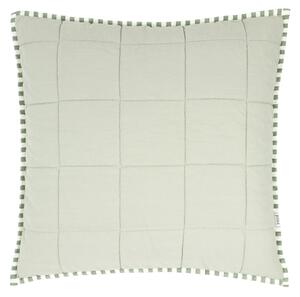 Yard Hebden Stripe Cotton 55cm x 55cm Filled Cushion Forest Bay Green